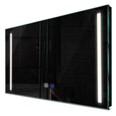 Specchio LED Rettangolare | Pulsanti touch | Funzione anti-appannamento | Luce bianca neutra - Reyze Serie Salono Modello 5